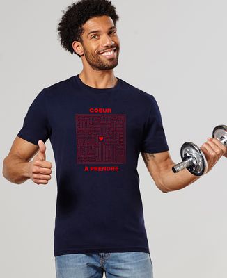 T-Shirt homme Coeur à prendre Labyrinthe