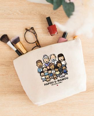 Trousse Famille figurine XXL - Cadeaux Papa, Cadeaux Maman, Cadeaux Papy, Cadeaux Mamie, Animaux