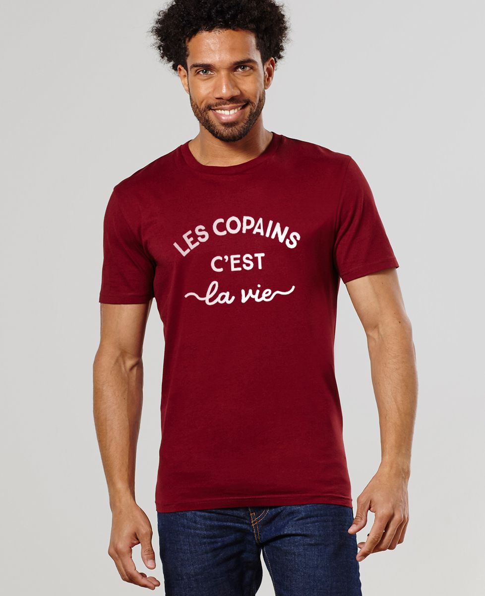 T-Shirt homme Les copains c'est la vie