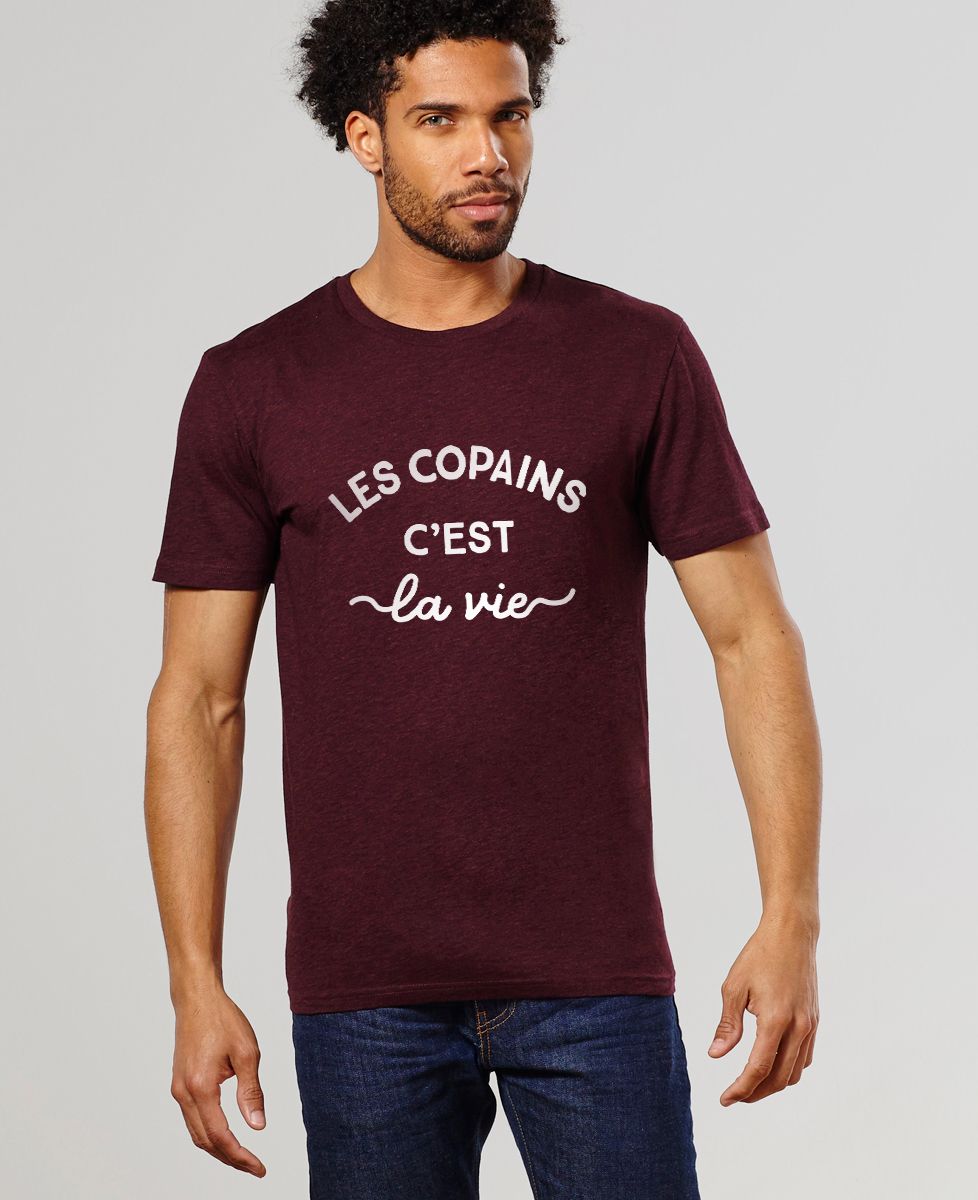 T-Shirt homme Les copains c'est la vie