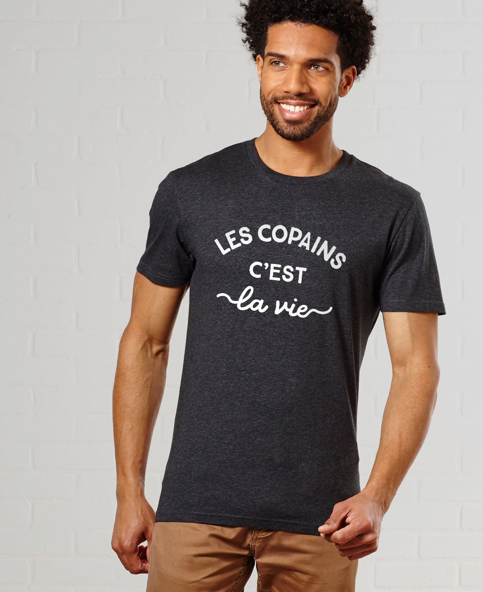 T-Shirt homme Les copains c'est la vie