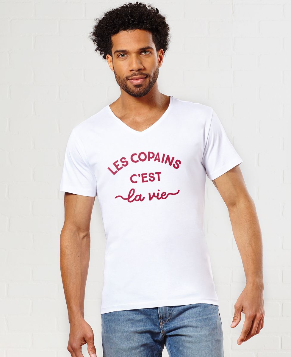 T-Shirt homme Les copains c'est la vie