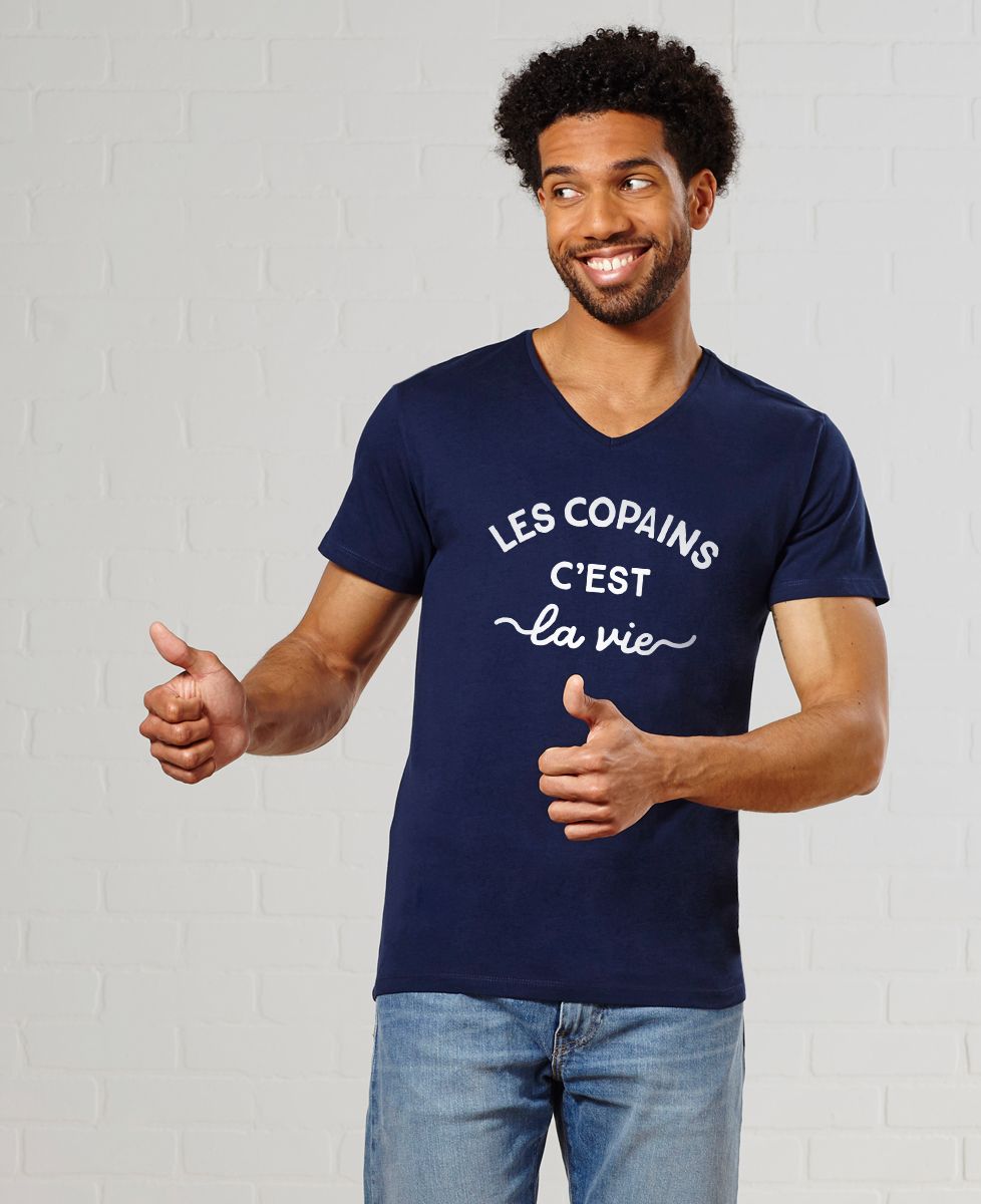 T-shirt homme Les copains c'est la vie - EVJF