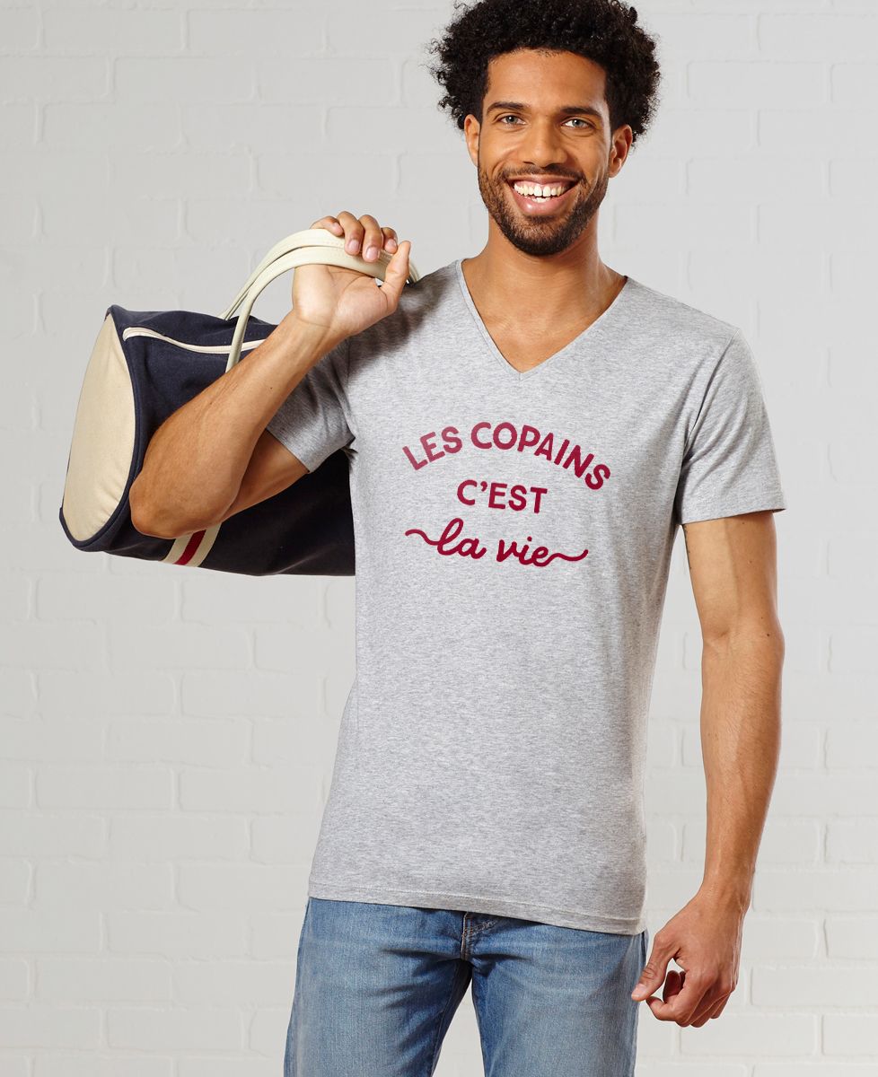 T-Shirt homme Les copains c'est la vie