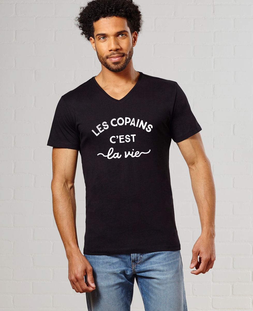 T-Shirt homme Les copains c'est la vie