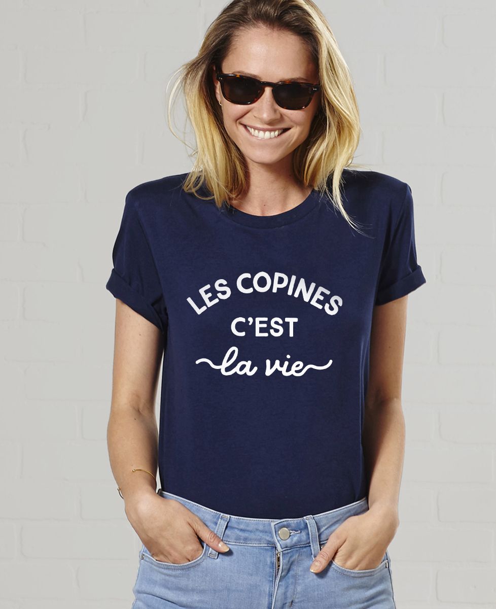 T-Shirt femme Les copines c'est la vie
