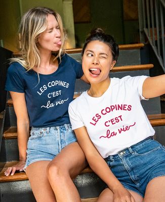 T-shirt femme Les copines c'est la vie - EVJF