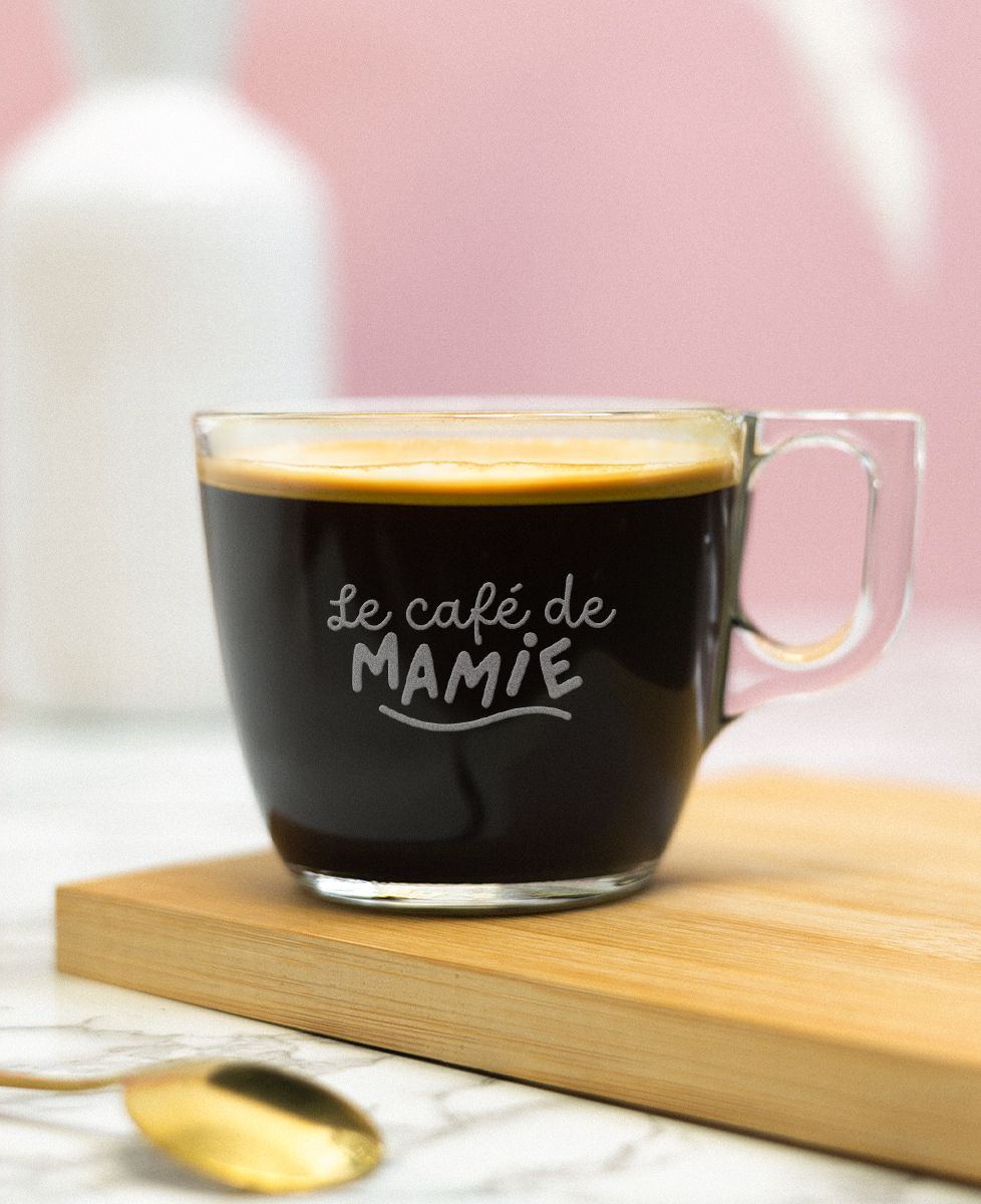 Tasse à café Le café de Mamie - Cadeaux Mamie