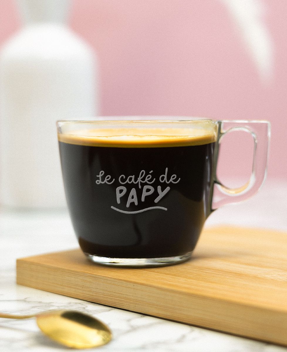 Tasse à café Le café de Papy - Cadeaux Papy