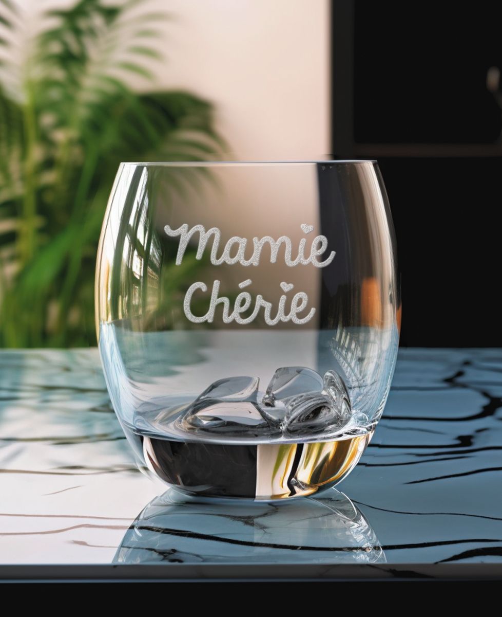 Verre à whisky Mamie chérie - Apéro, Cadeaux Mamie, Mariage