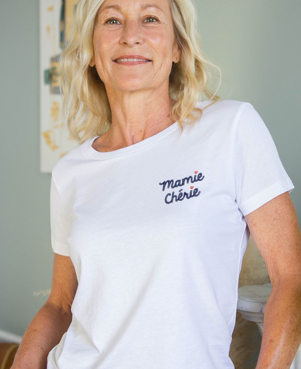 T-shirt femme Mamie chérie - Cadeaux Mamie