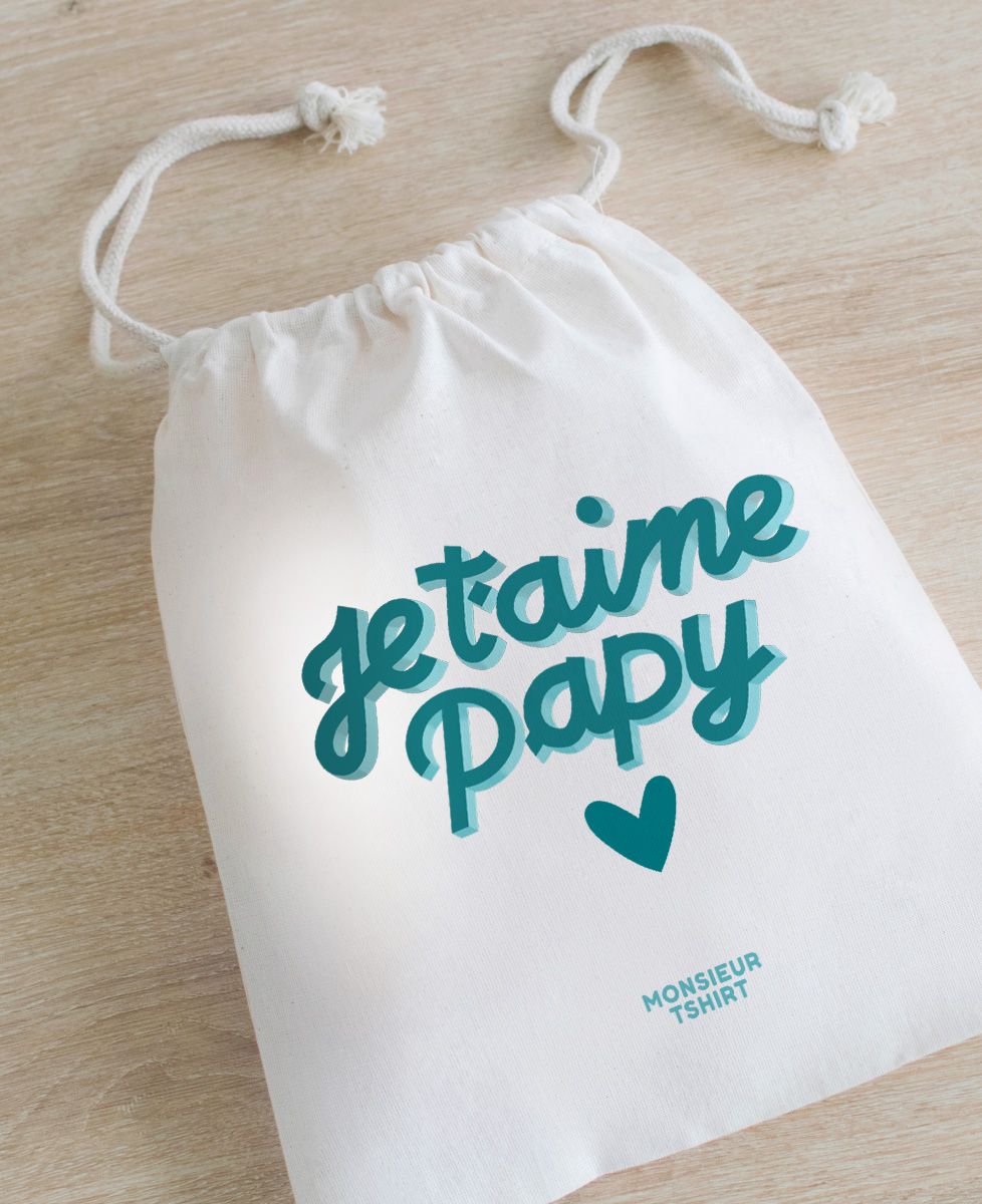 Emballage je t'aime papy