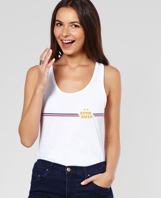 Débardeur femme Supporter France