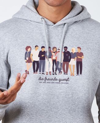 Hoodie Männer Personalisierte Kumpelbande
