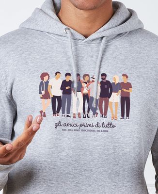 Hoodie per lui Gruppo di amici personalizzato