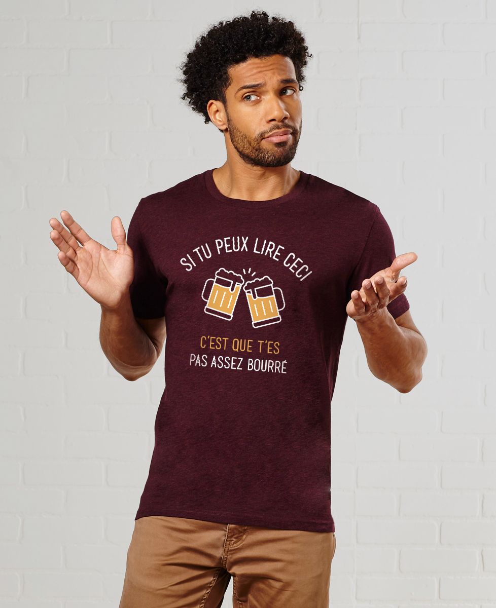 T-Shirt homme Si tu peux lire ceci