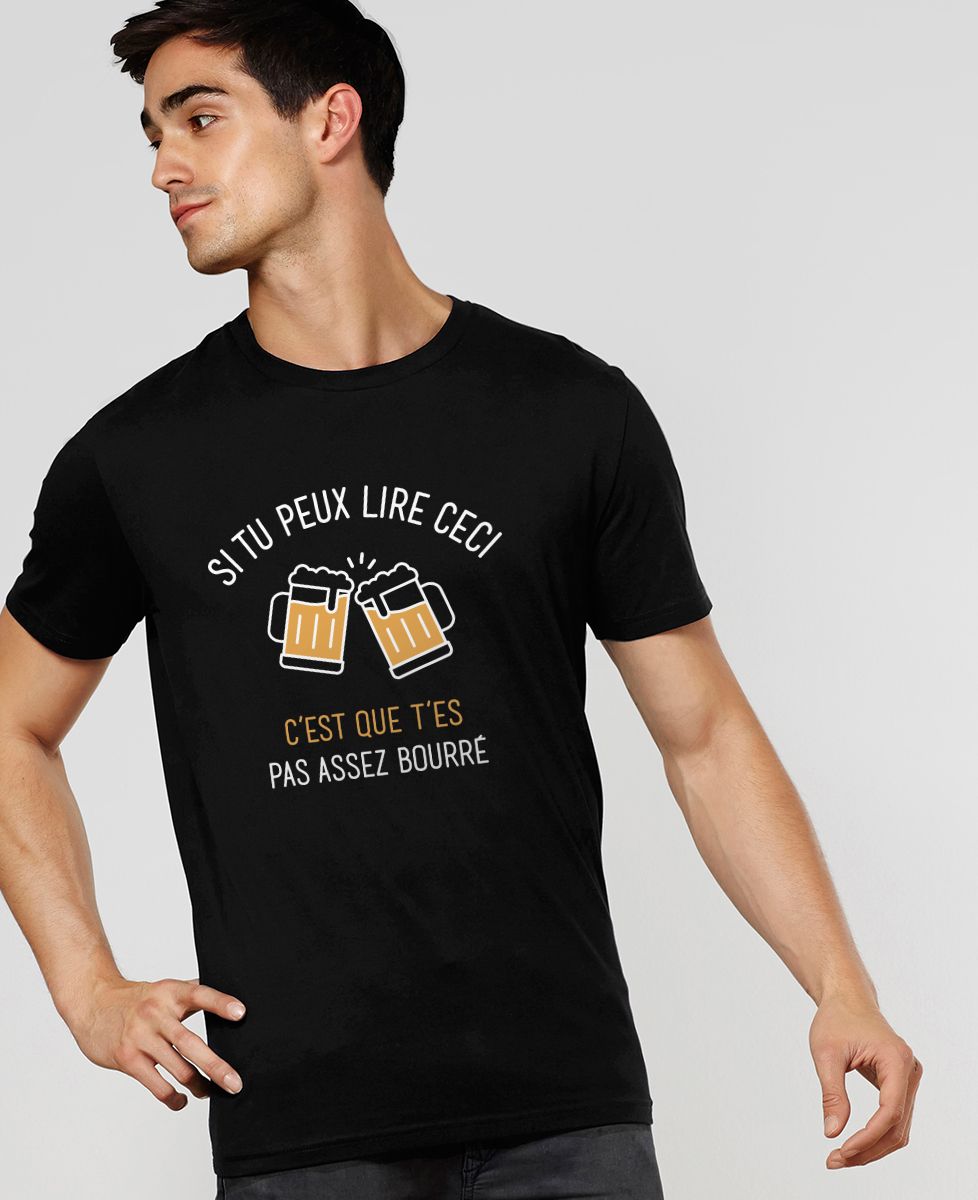T-Shirt homme Si tu peux lire ceci