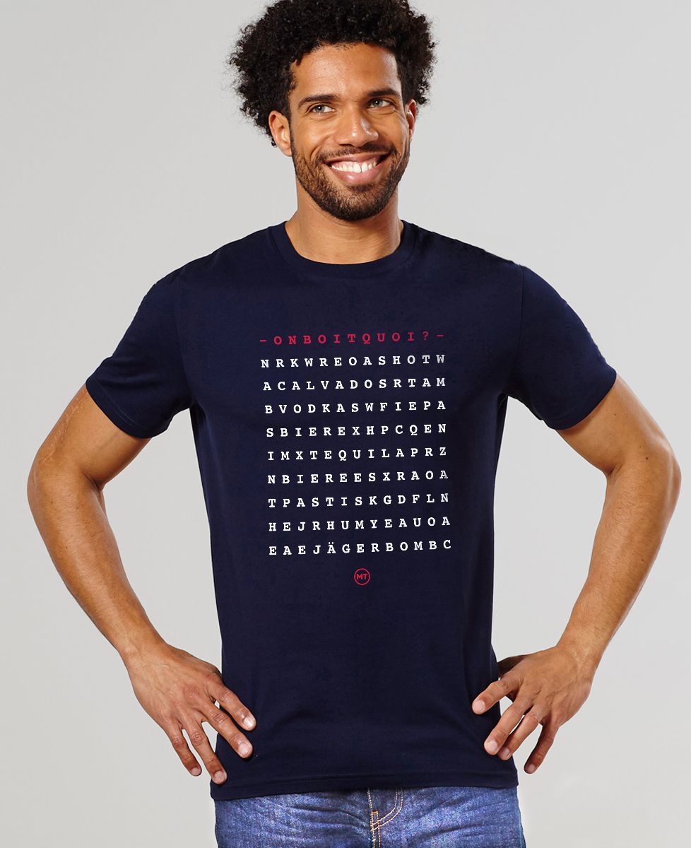 T-Shirt homme On boit quoi ?