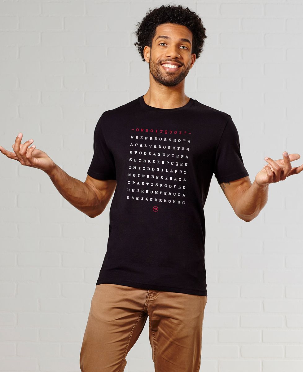 T-Shirt homme On boit quoi ?