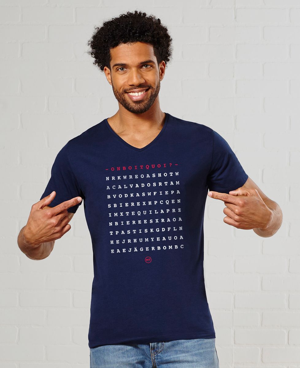 T-Shirt homme On boit quoi ?
