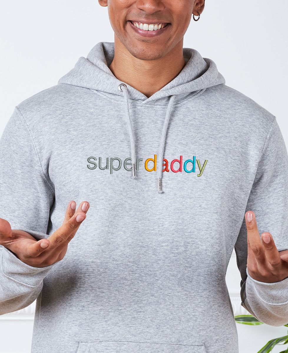 Hoodie homme Super Daddy Multicolore