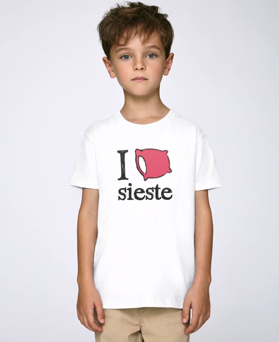 T-shirt enfant I love sieste - Apéro