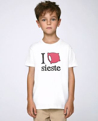T-Shirt enfant I love sieste