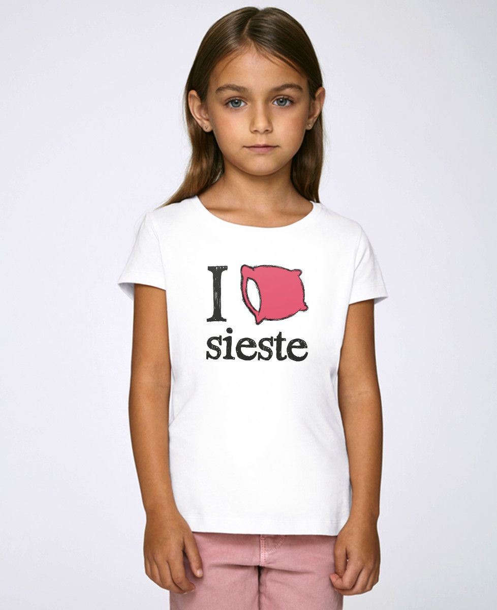 T-Shirt enfant I love sieste