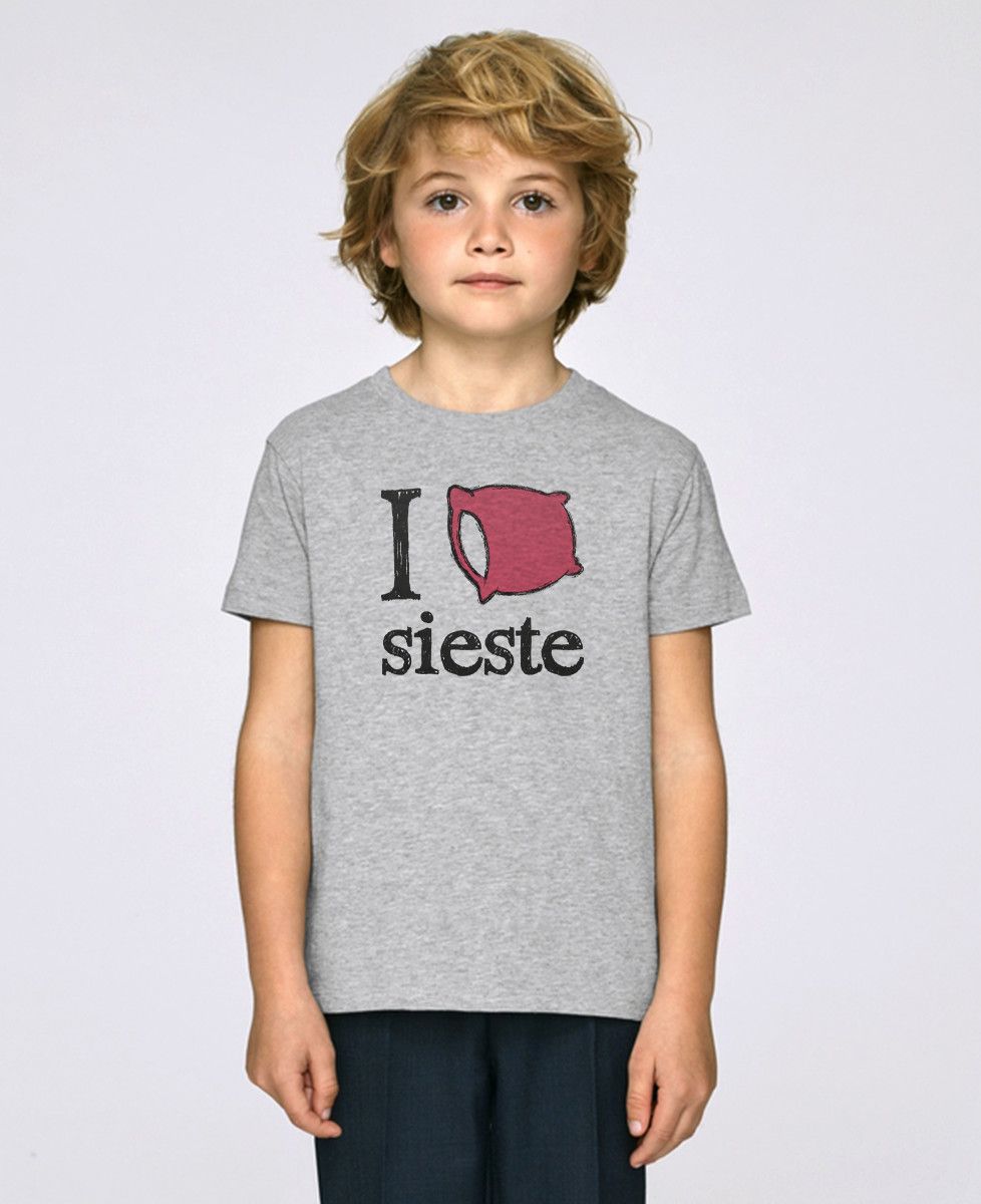 T-Shirt enfant I love sieste
