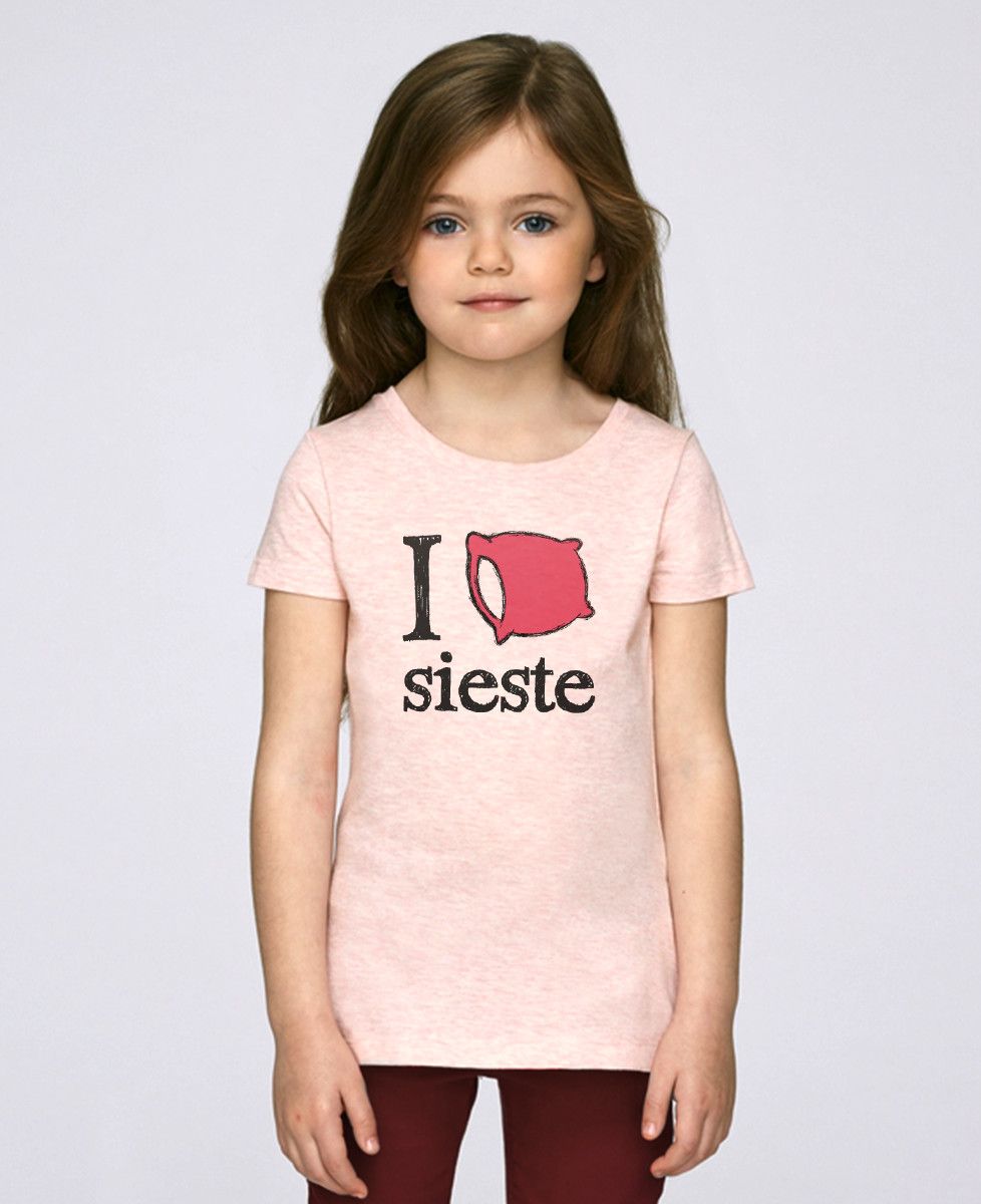 T-Shirt enfant I love sieste