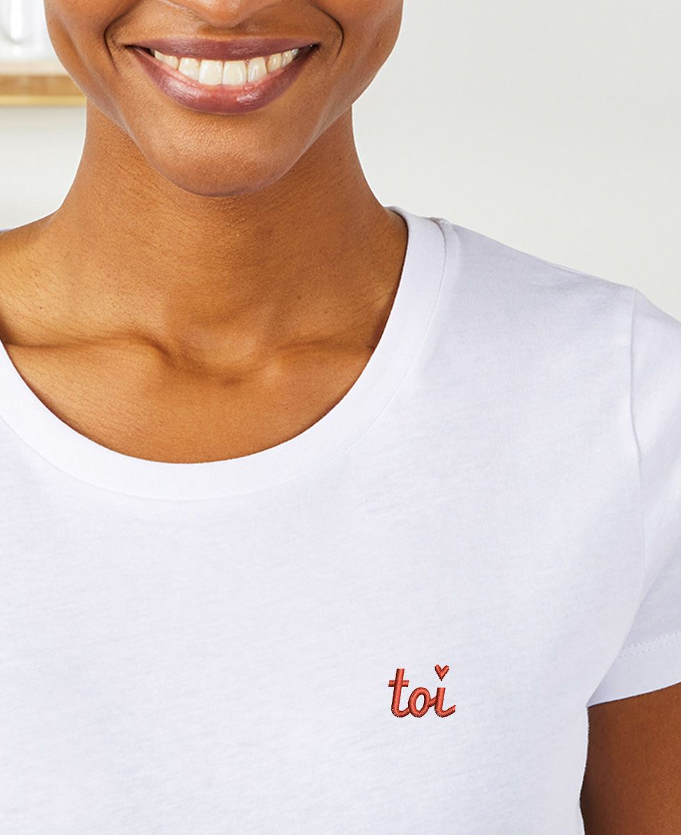 T-shirt femme Toi (brodé)