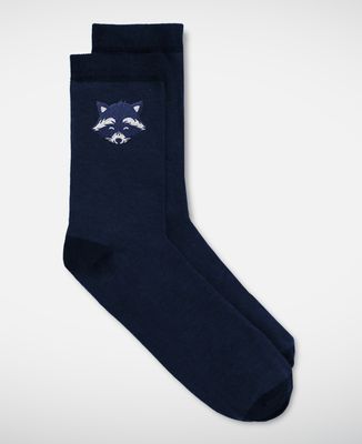 Men's socks Raccoon (embroidered) - Animals