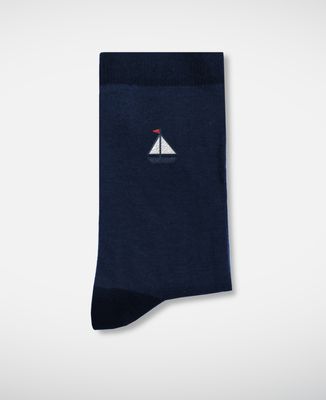 Men's socks Sailing boat (embroidered) - Sport