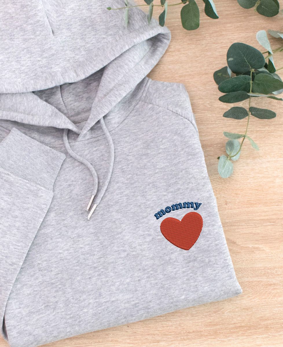 Hoodie femme Mommy coeur - Cadeaux Maman