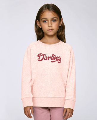 Sweatshirt enfant Darling (effet velours)