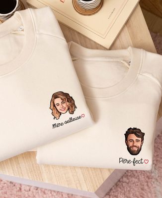 Sweatshirt Maman — Cadeau Maman Original Pour Noël, Anniversaire Ou Fête Des Mères, Avec Message "Mère Veilleuse Merveilleuse"