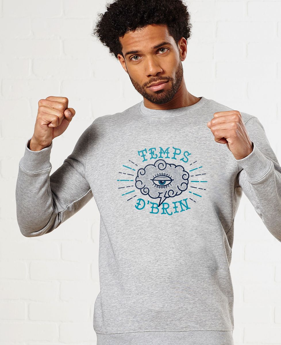 Sweatshirt homme Temps d'brin - Monsieur Tshirt x Le Gallodrome