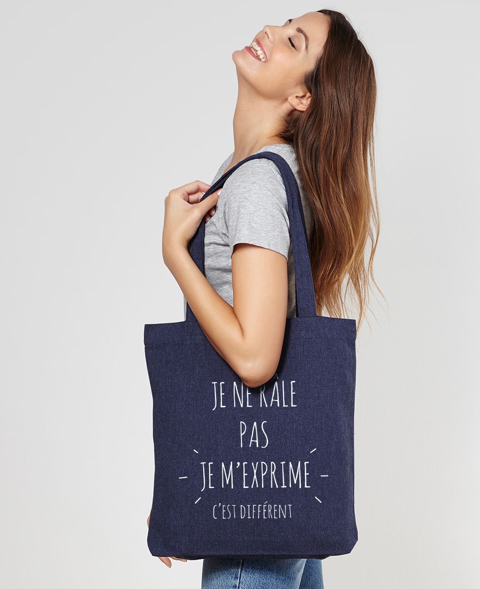 Tote bag Je ne râle pas je m'exprime