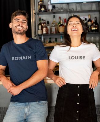 T-Shirt homme Prénom personnalisé