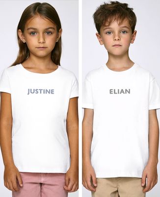 T-shirt enfant Prénom personnalisé