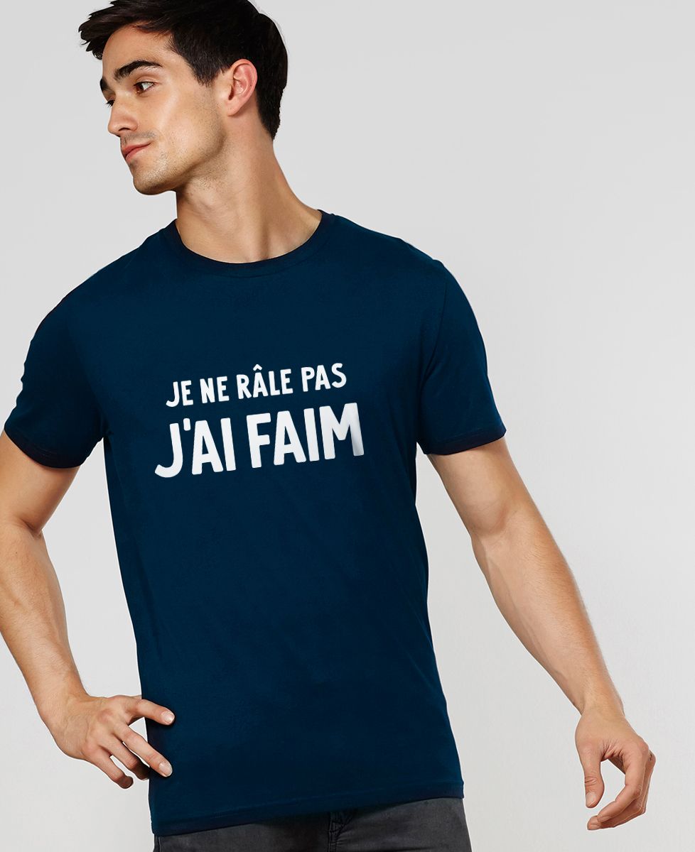 T-shirt homme Je ne râle pas, j'ai faim