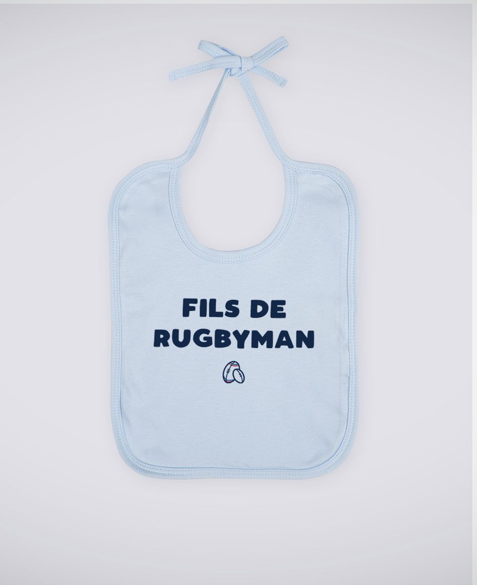 Bavoir Fils de rugbyman - Sport, Cadeaux Papa, Rugby