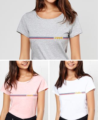 T-shirt femme Frenchy personnalisé - Sport, Football