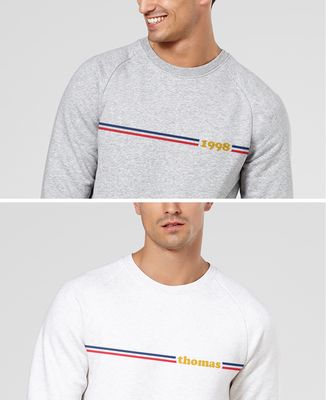 Sweatshirt homme Frenchy personnalisé - Sport, Football