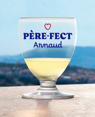 Verre à pastis Père-fect et prénom personnalisé - Cadeaux Papa, Apéro