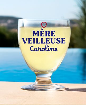 Verre à pastis Mère-veilleuse et prénom personnalisé - Cadeaux Maman, Apéro