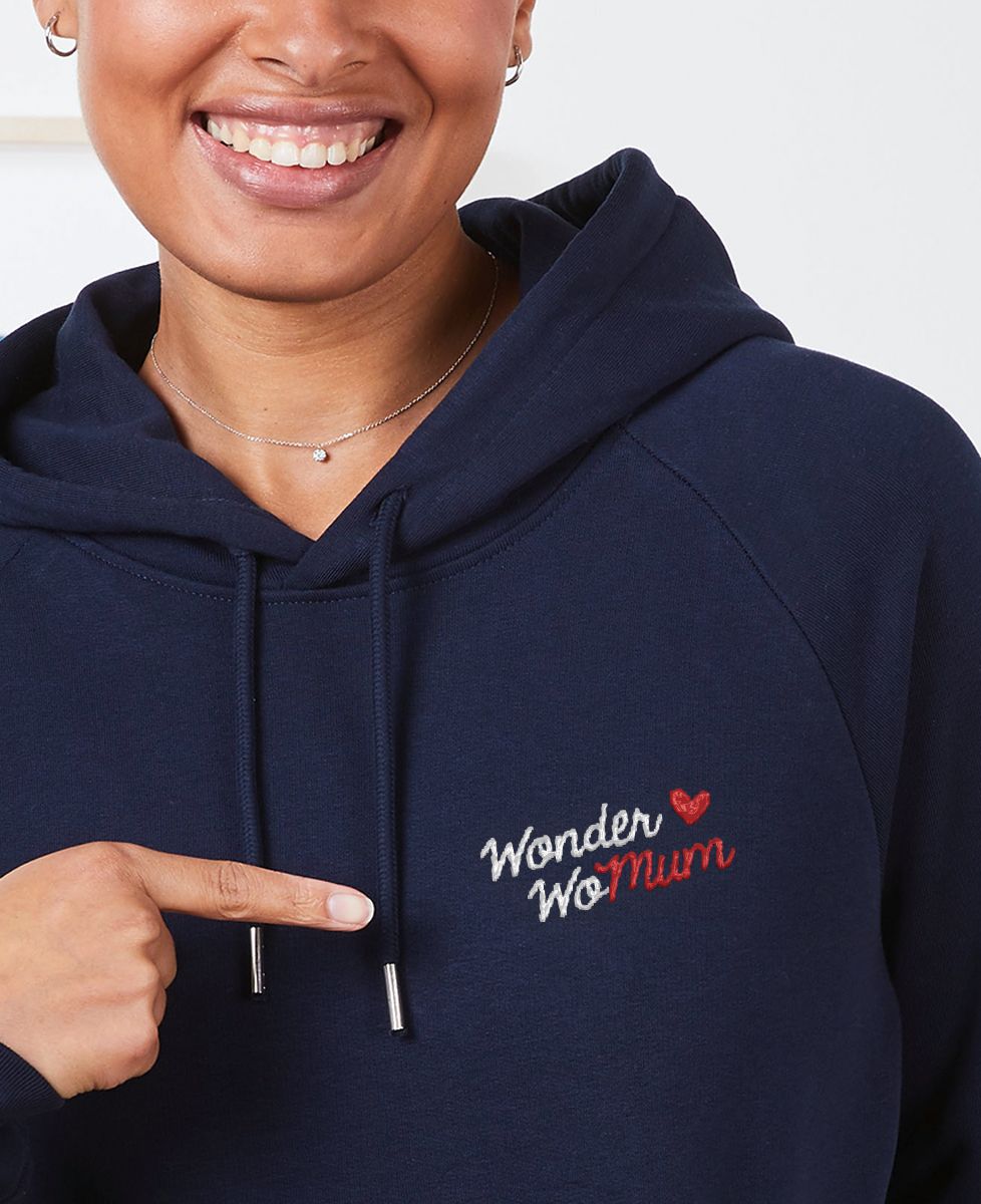 Hoodie femme Wonder WoMum (brodé)
