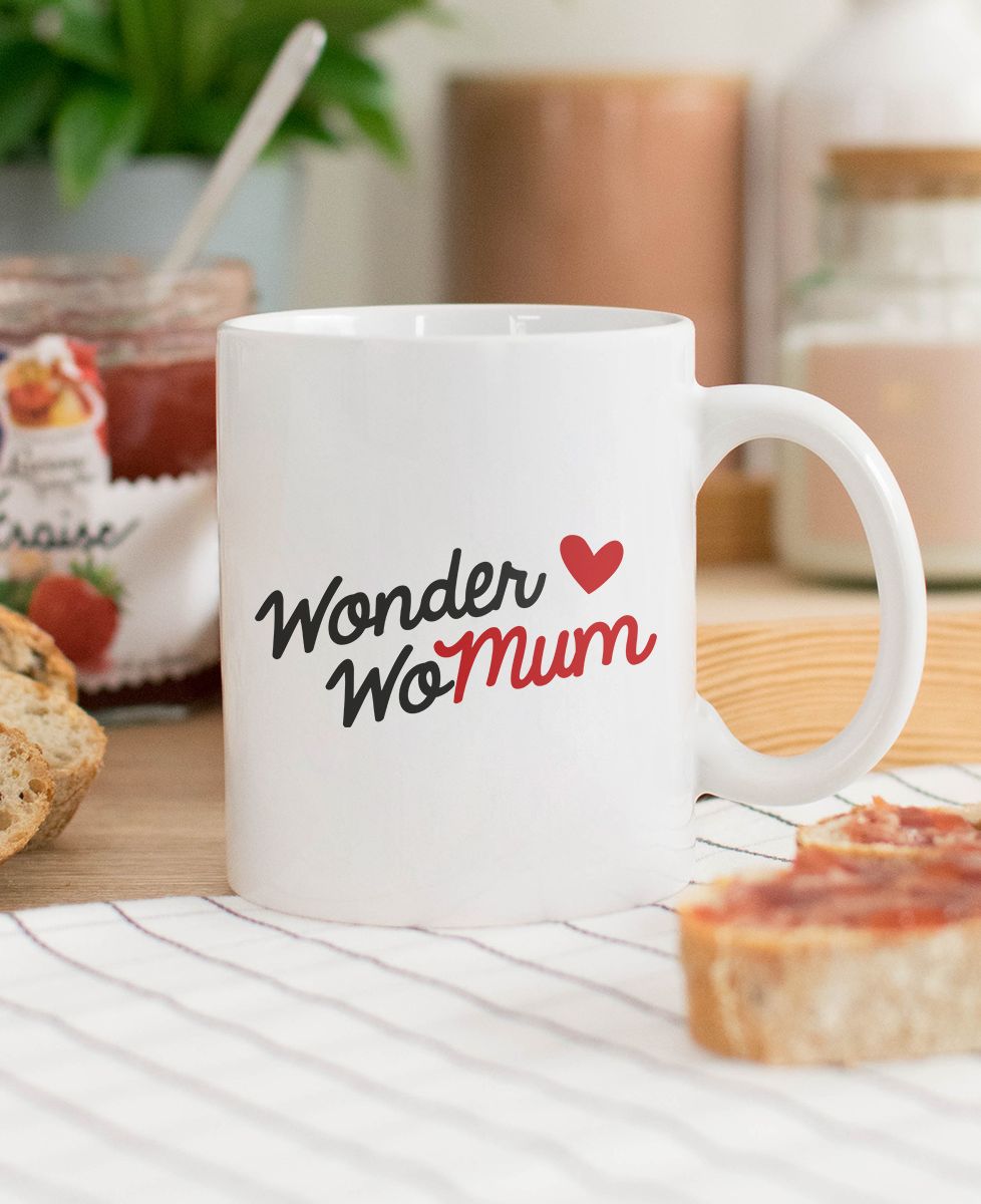 Mok Wonder WoMum (geborduurd)