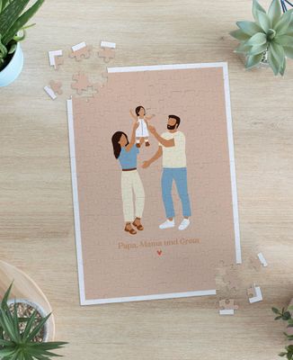Puzzle Erstes personalisiertes Kind - Geschenke Mama
