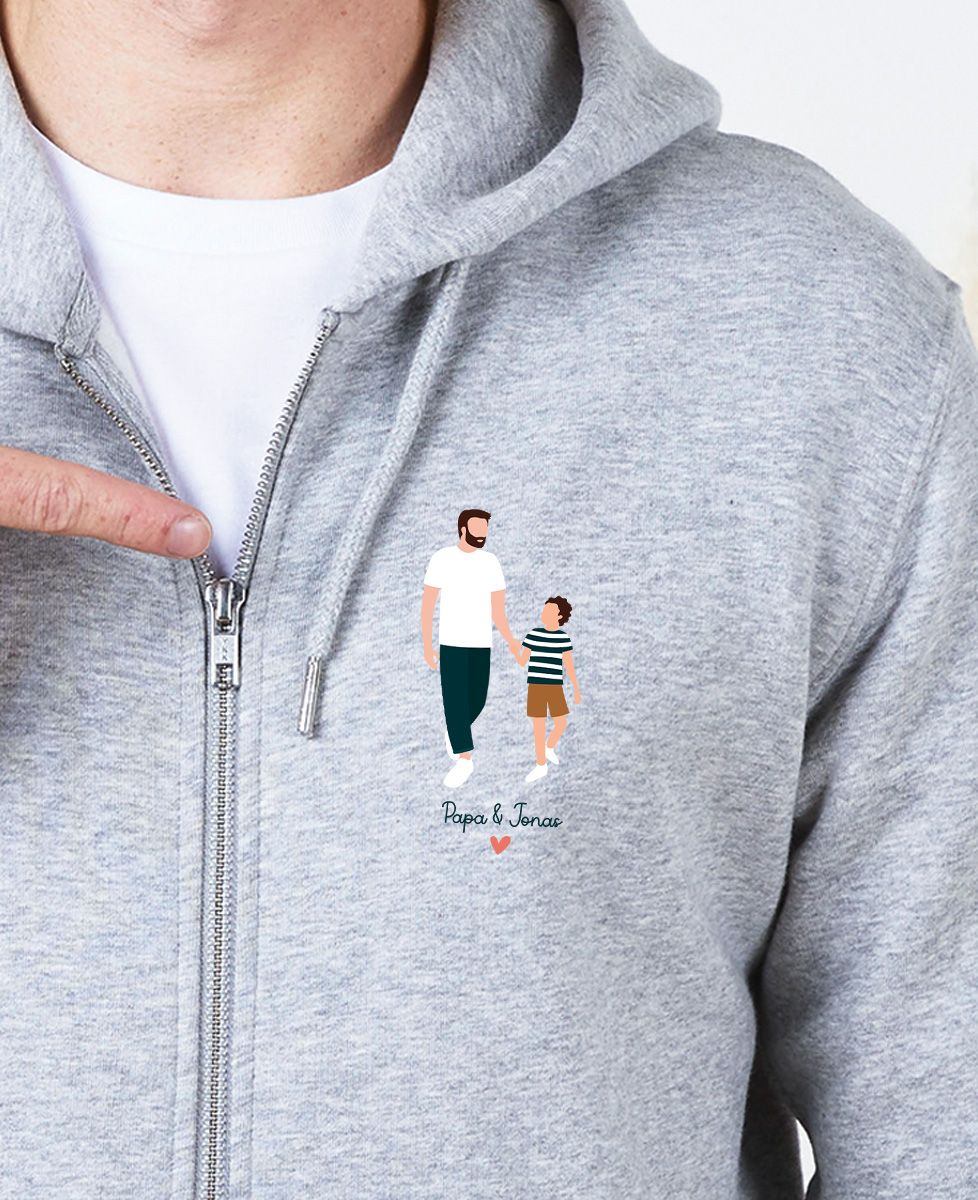 Sweatshirt Pullover Für Papa Hoodie Mit Reißverschluss Für Männer